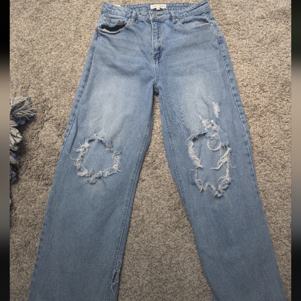 Almost Famous Ripped High-Rise Jeans